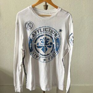 Affliction Long Sleeve Shirt Mens XL